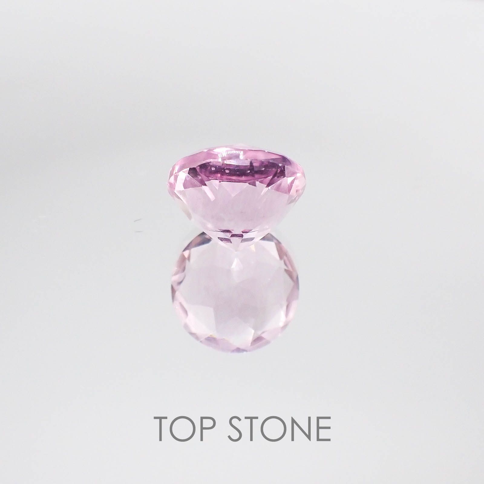 ピンクフローライト ブラジル産 ルース 4.72ct[20084732]10×10mm前後