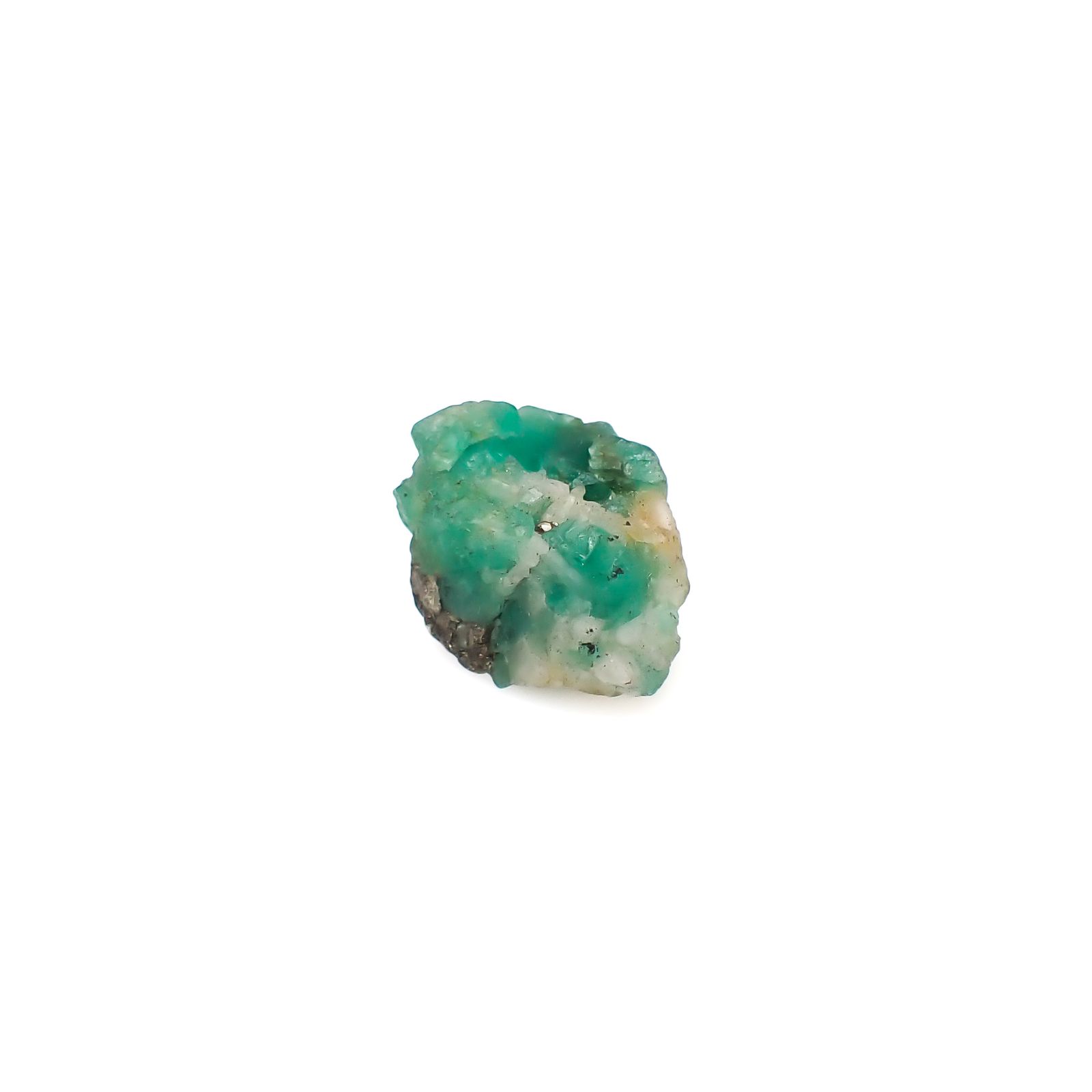 エメラルド 原石 コロンビア産 13.46ct[240427248]18.3x14mm前後