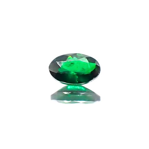 ツァボライト(宝石名グリーン グロッシュラー・ガーネット)タンザニア産 0.25ct 識別済[250622385]5x3mm前後
