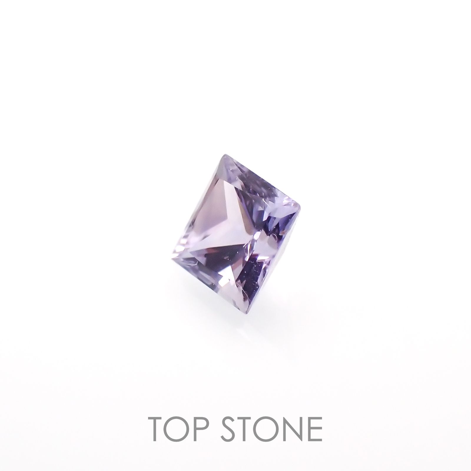 ◇プリンセスカット◇アイスラベンダーサファイア(宝石名サファイア)東アフリカ産 0.22ct 識別済[230120236]3.2x3.2mm前後