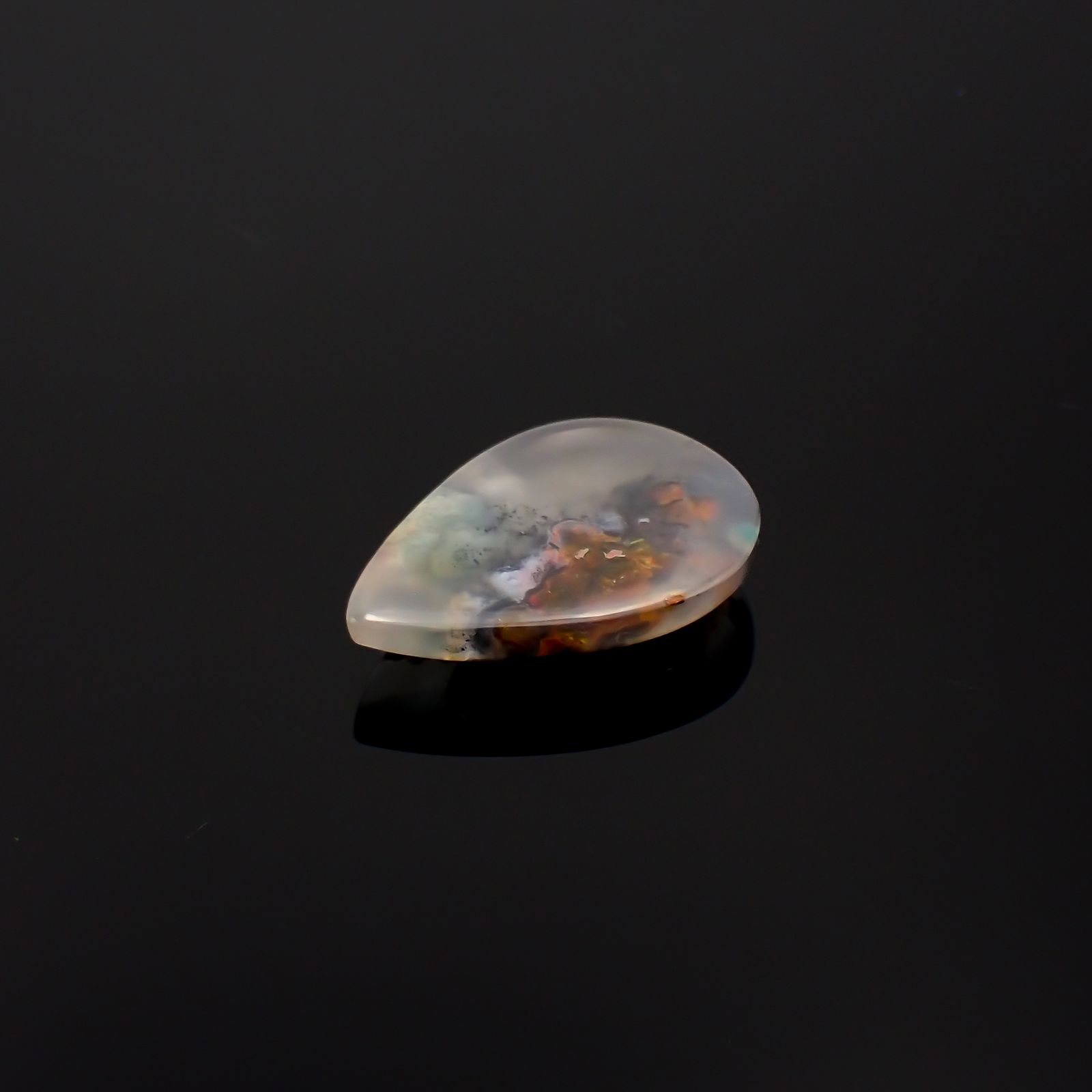 コッパークリソコラインカルセドニー インドネシア産 20.07ct[230722641]25.8x18.1mm前後
