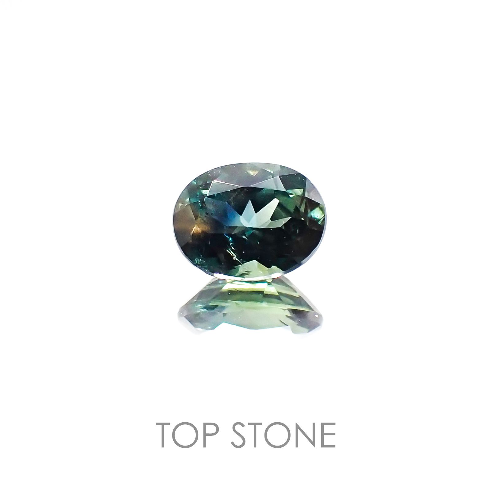 ゴールドシーンサファイア 非加熱 ケニア産 ルース 0.82ct[20107112]6.3×4.8mm前後