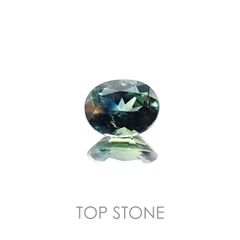 ゴールドシーンサファイア 非加熱 ケニア産 ルース 0.82ct[20107112]6.3×4.8mm前後