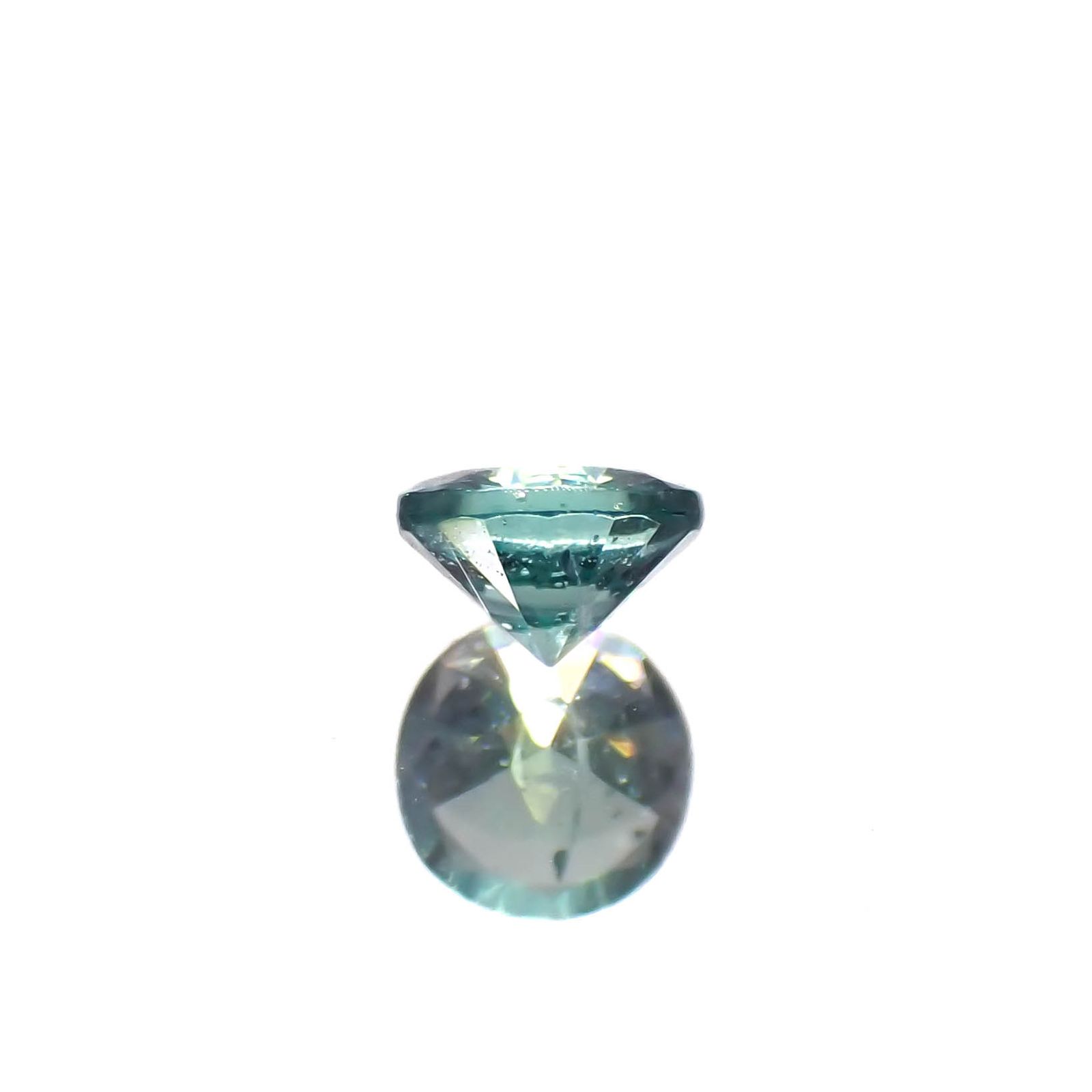 ブルーグリーンコーネルピン(宝石名ブルー グリーン・コーネルピン)タンザニア産 0.14ct 識別済[240527670]3.3x3.3mm前後