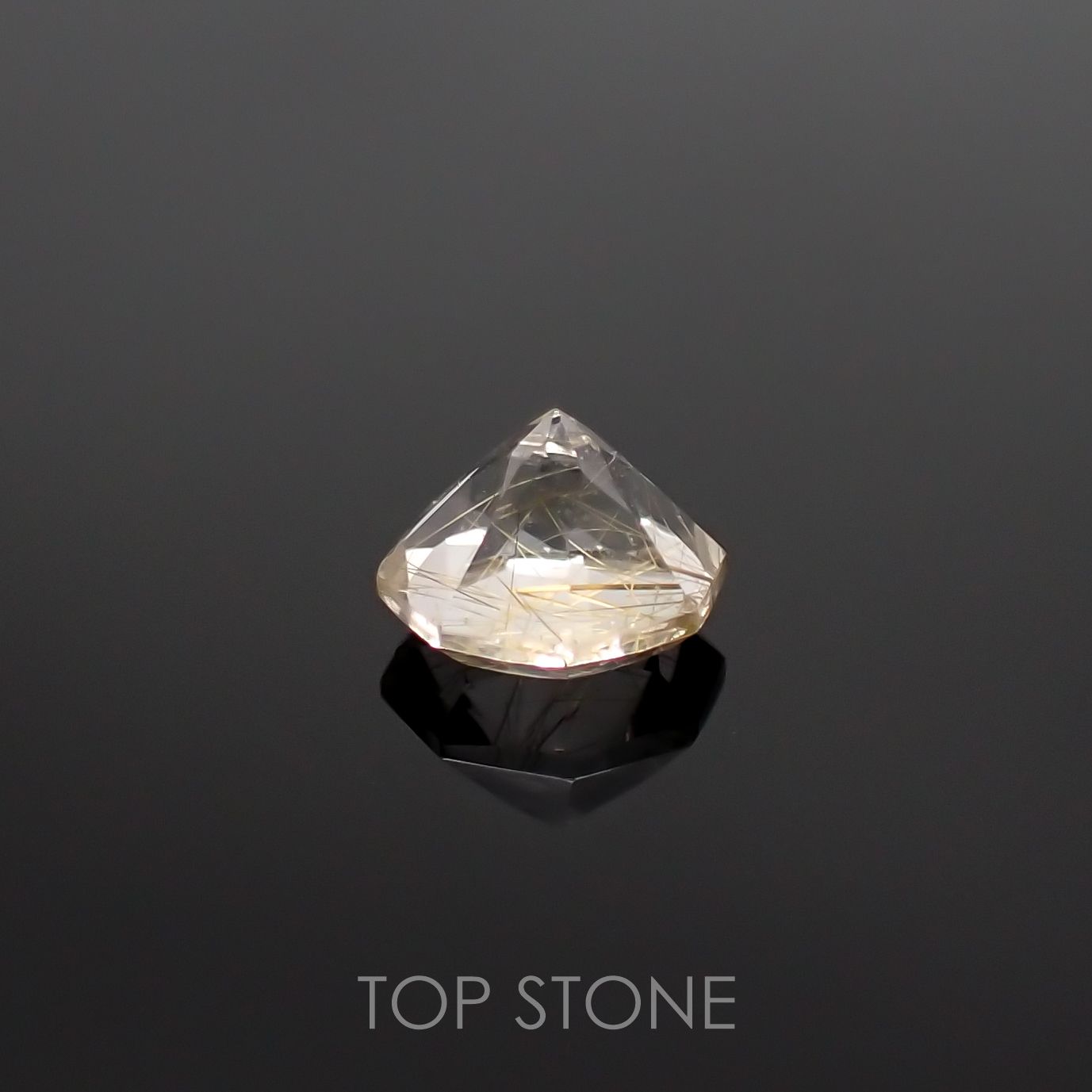 ◇オクタゴンカット◇ルチルクォーツSA ブラジル産 ルース 0.5ct[210611306]5×5mm前後