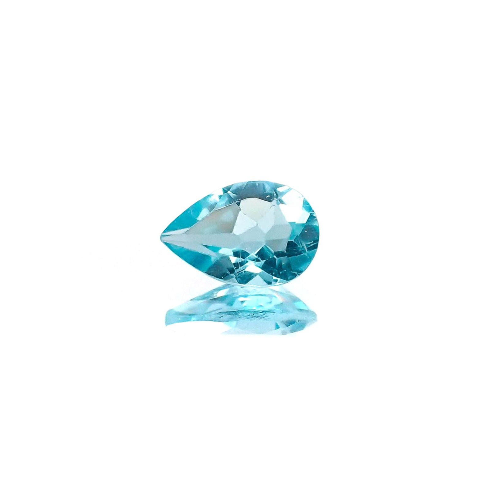<ランダムセレクト1個販売> アパタイト ペアシェイプカット ブラジル産 0.35ct前後 / 6x4mm前後 [20074213-PAC]