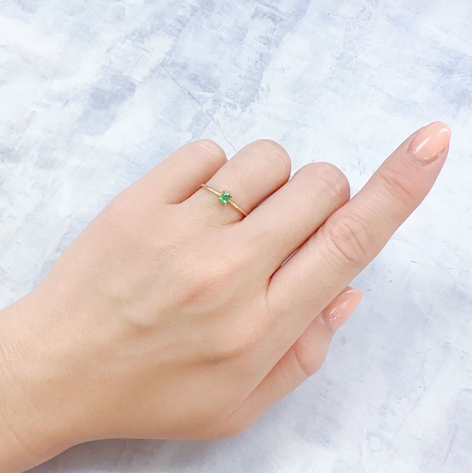 パライバトルマリン(宝石名トルマリン/別名パライバ・トルマリン)ブラジル・バターリャ鉱山産 0.089ct 識別済[230120013]3.3x2.5mm前後