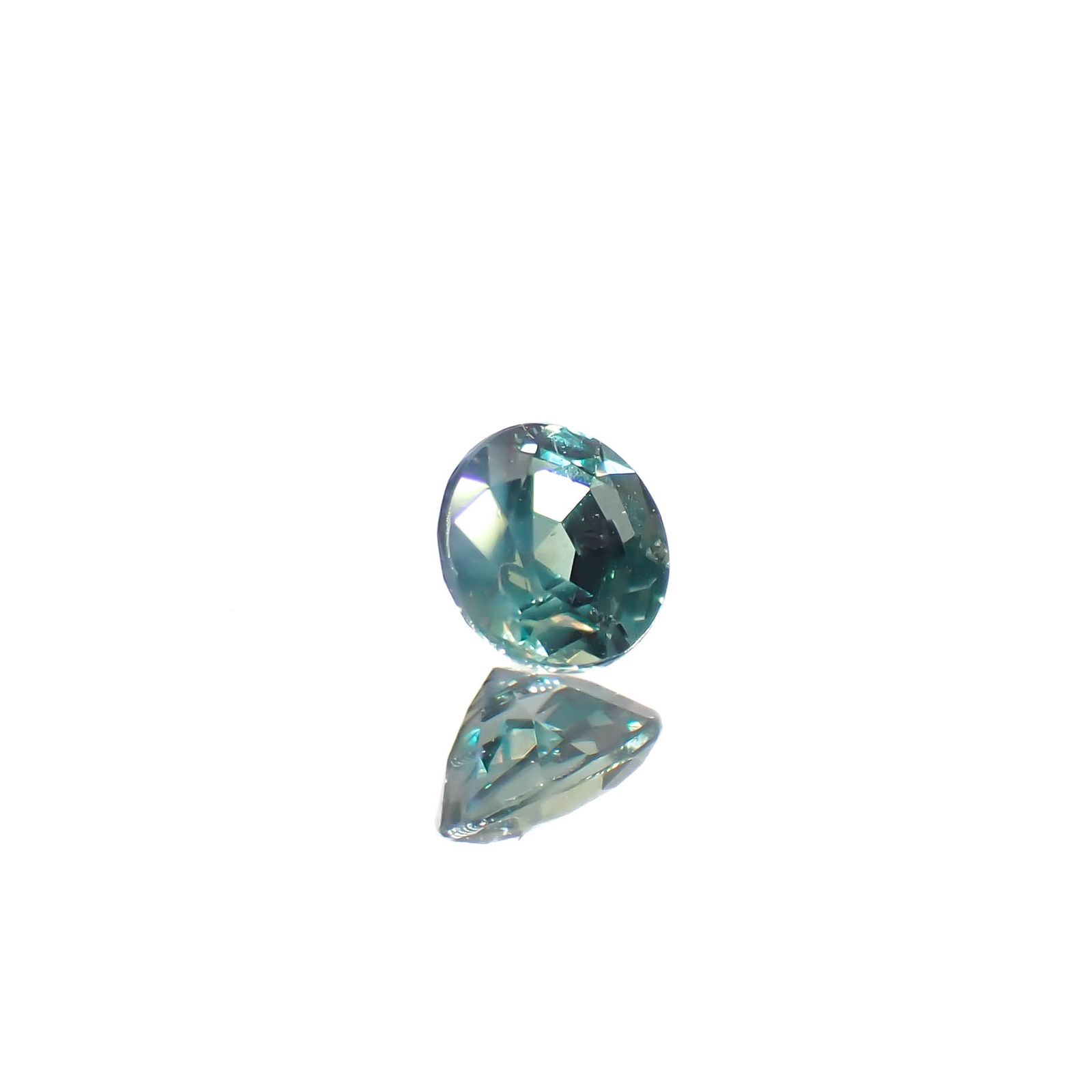 シルキーアレキサンドライト ブラジル・ミナスジェライス州ヘマチタ鉱山産 0.11ct[240627965]2.9x2.9mm前後