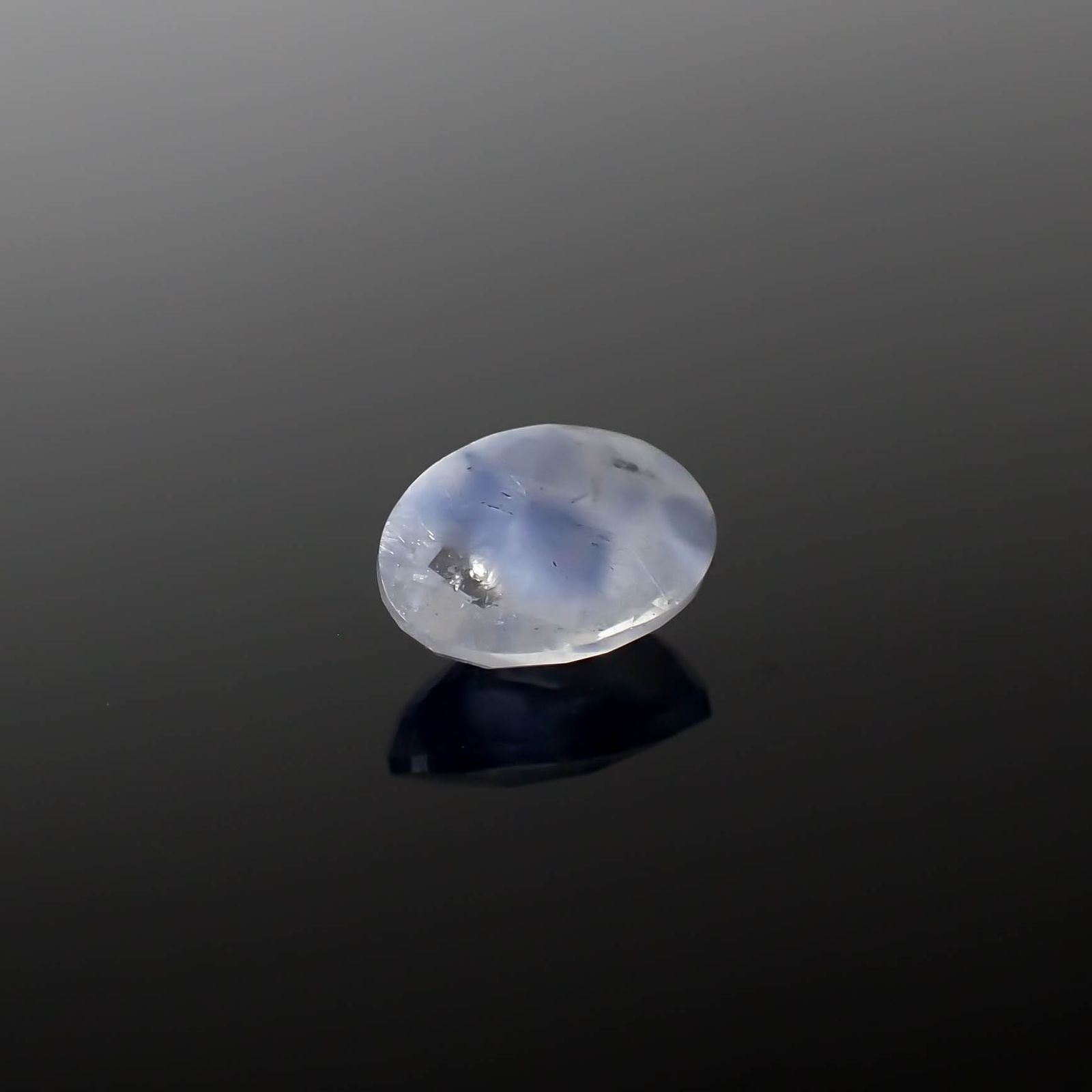 ◇チェッカーカット◇デュモルチェライトインクォーツ ブラジル産 1.57ct[240125656]9x6.6mm前後