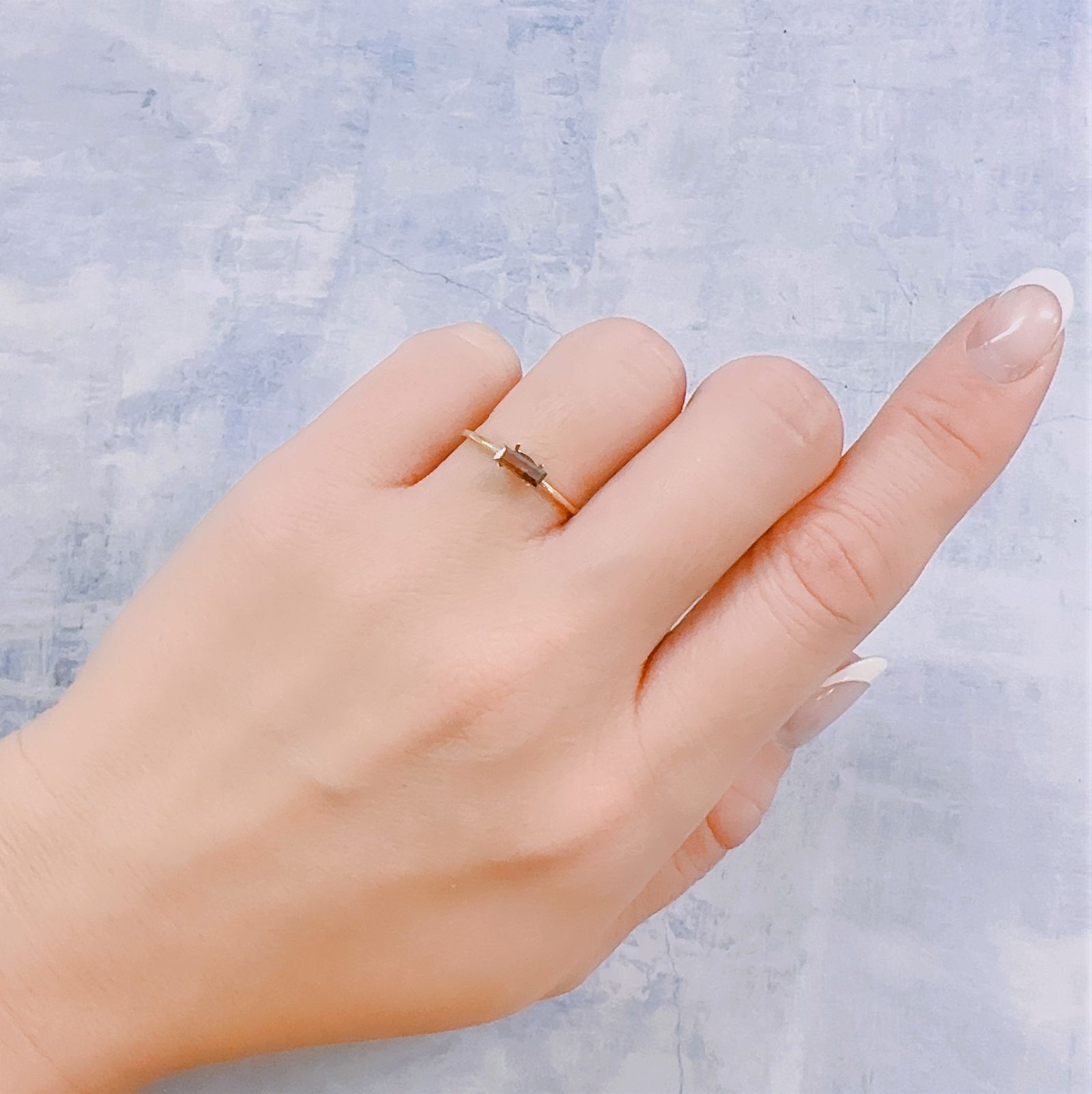 ルチル単結晶 ブラジル産 0.24ct[230119836]6.2x2.2mm前後