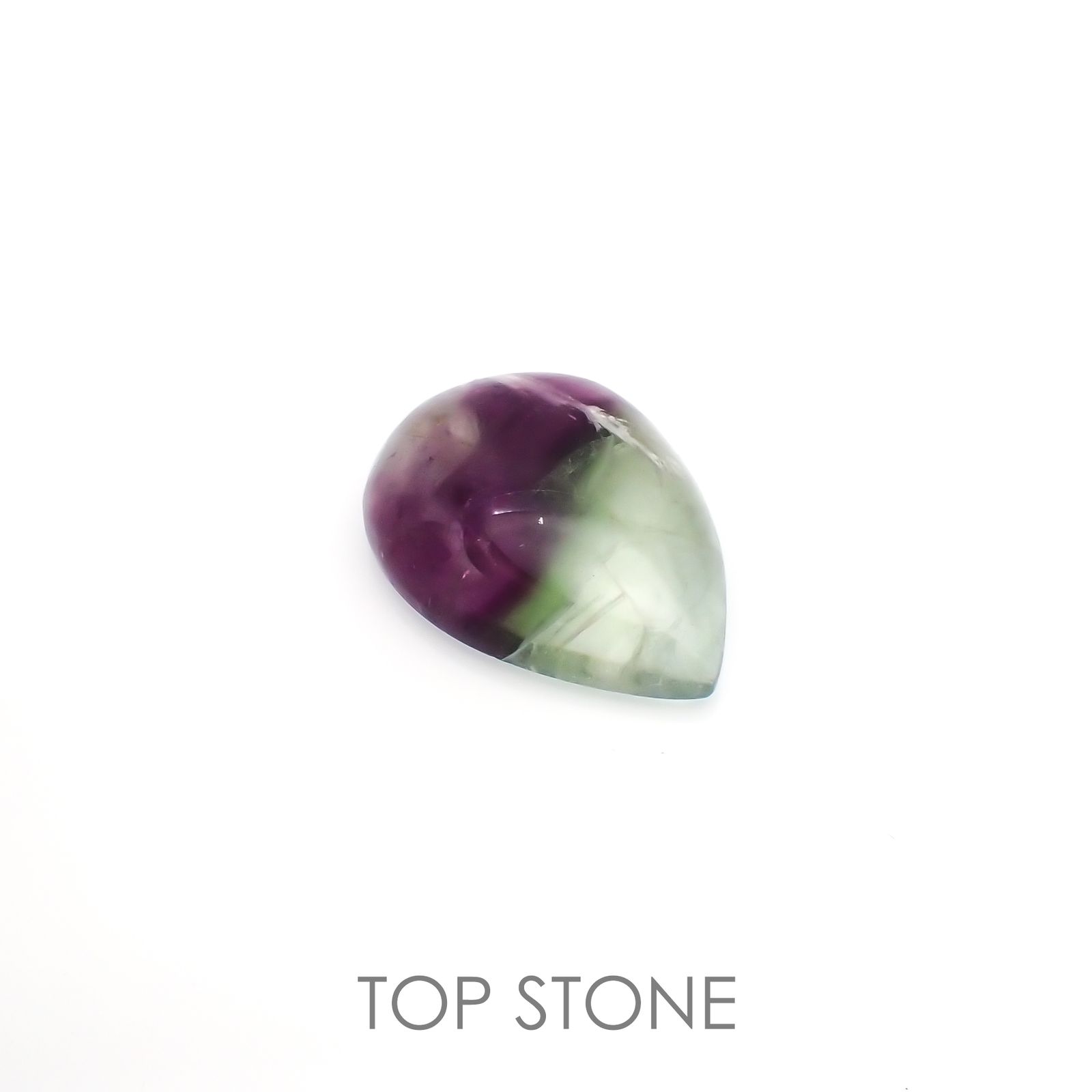 エンジェルフェザーフローライト 中国産 58.49ct[220415682]33.8x23.8mm前後