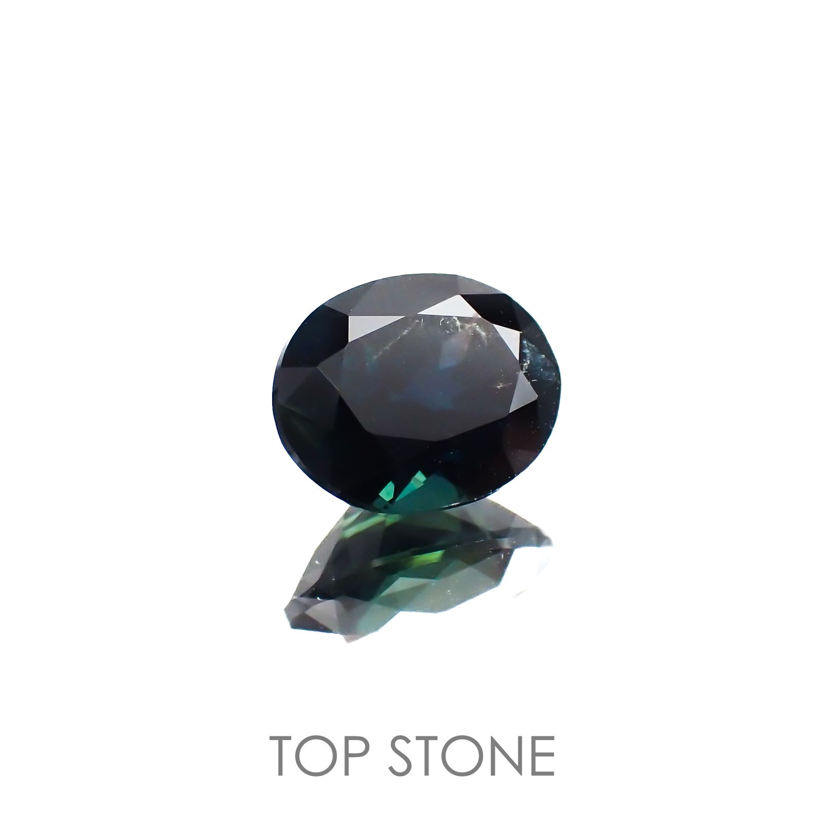 ゴールドシーンサファイア(宝石名シーン・サファイア)ケニア産 1.32ct 識別済[221018891]7.1x5.7mm前後