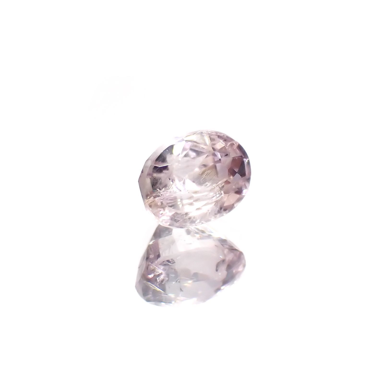 ピンクポードレッタイト (宝石名ポードレッタイト )ビルマ産 ソ付(彩珠) 0.306ct / 4.6x3.5mm前後 [231023921]