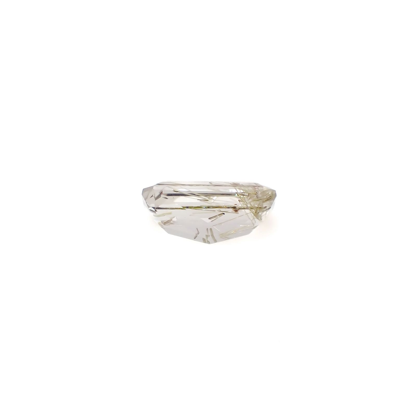 エピドートインクォーツ ブラジル産 5.71ct[240728463]15x8.3mm前後