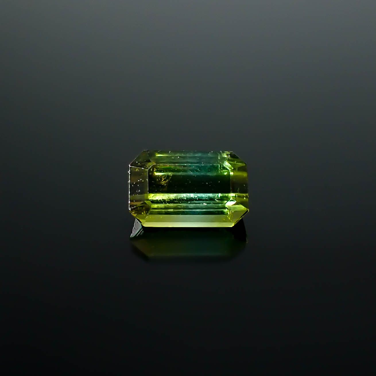 バイカラートルマリン アフガニスタン産 0.75ct [250730926]6.4x4.1mm前後