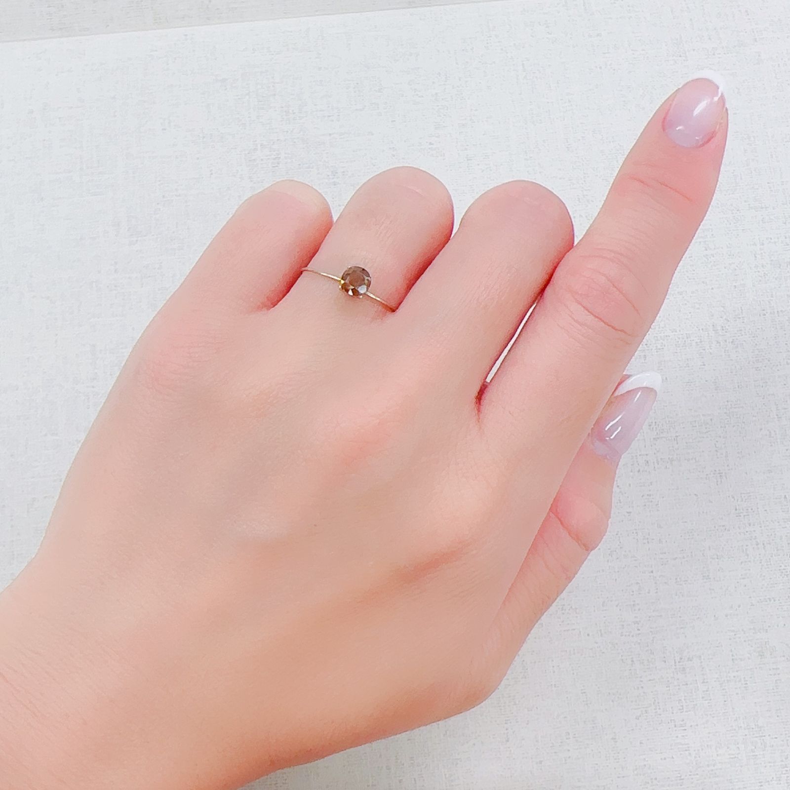 レインボーガーネット 日本・奈良県天川村産 0.48ct[230521956]4.7x4.6mm前後