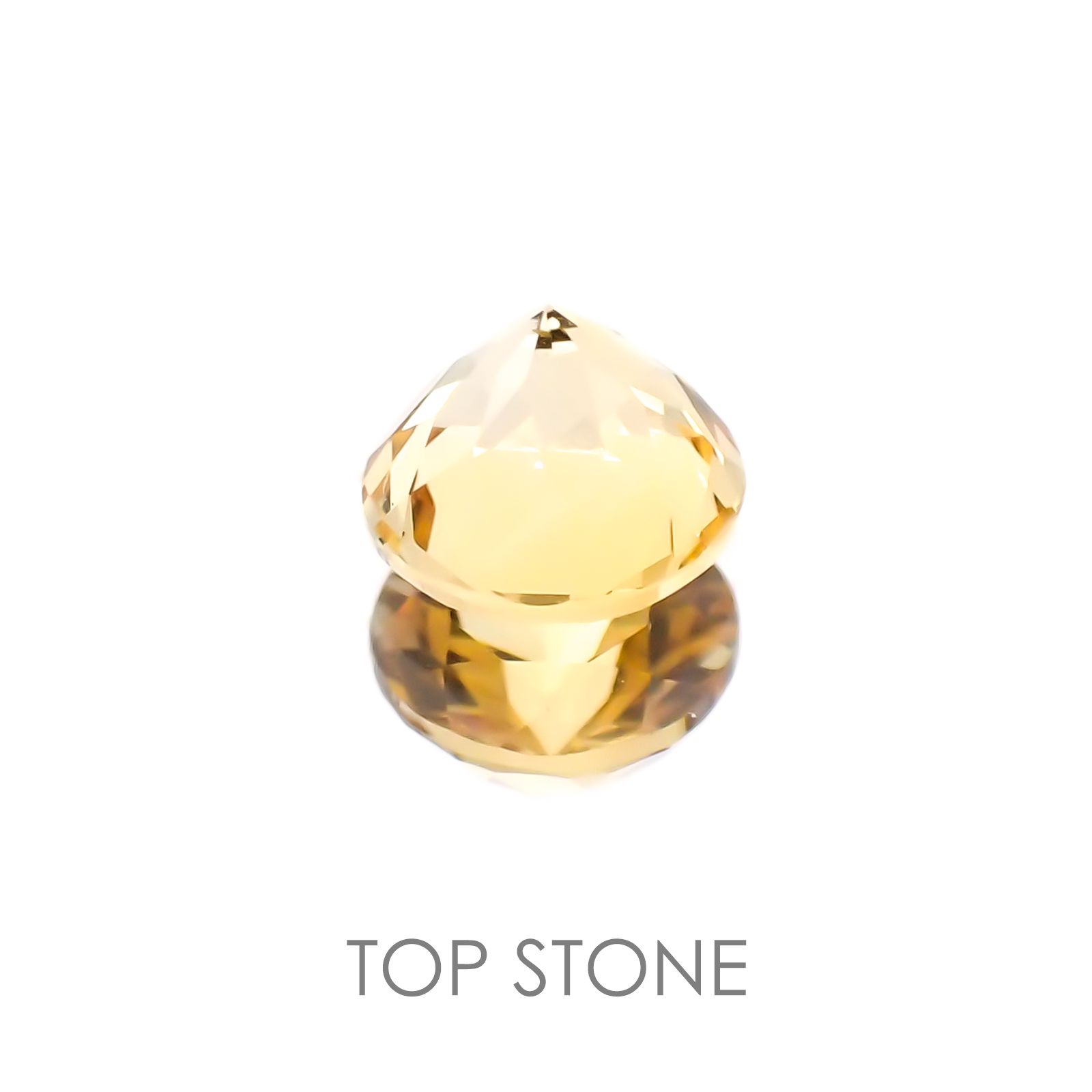 インペリアルトパーズ ブラジル産 ルース 0.41ct[20117850]4.4×4.3mm前後