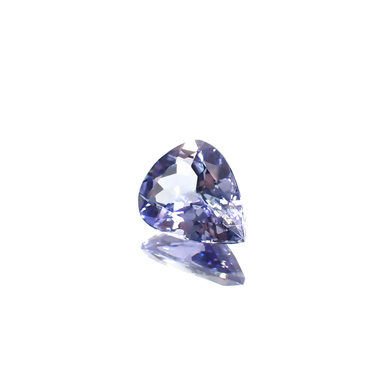 バイカラータンザナイト(宝石名タンザナイト/ゾイサイト)タンザニア産 1.08ct 識別済[231224645]8.4x6.3mm前後