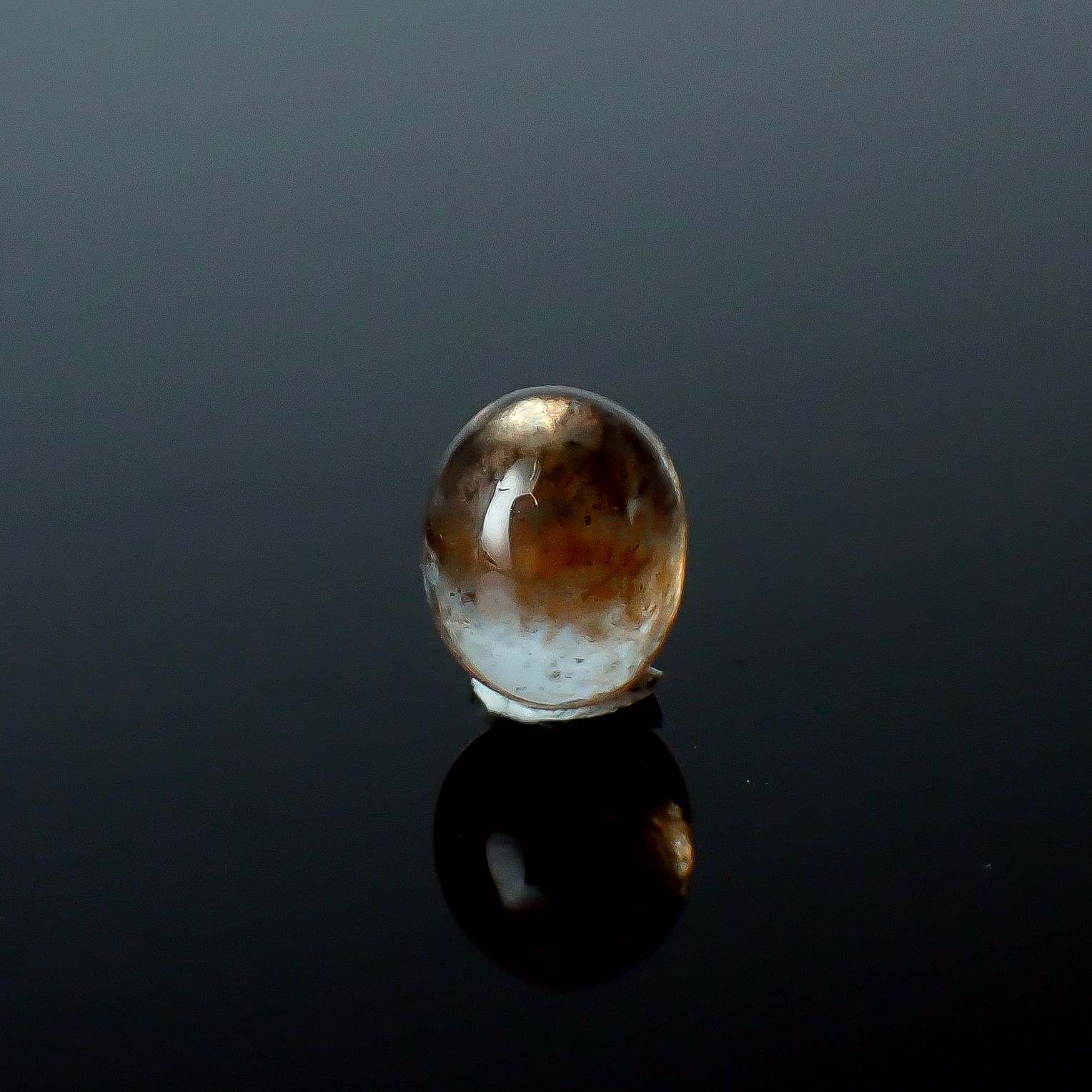アベンチュリンアクアマリン ナイジェリア産 1.46ct / 7.7x6.4mm前後 [260919773]