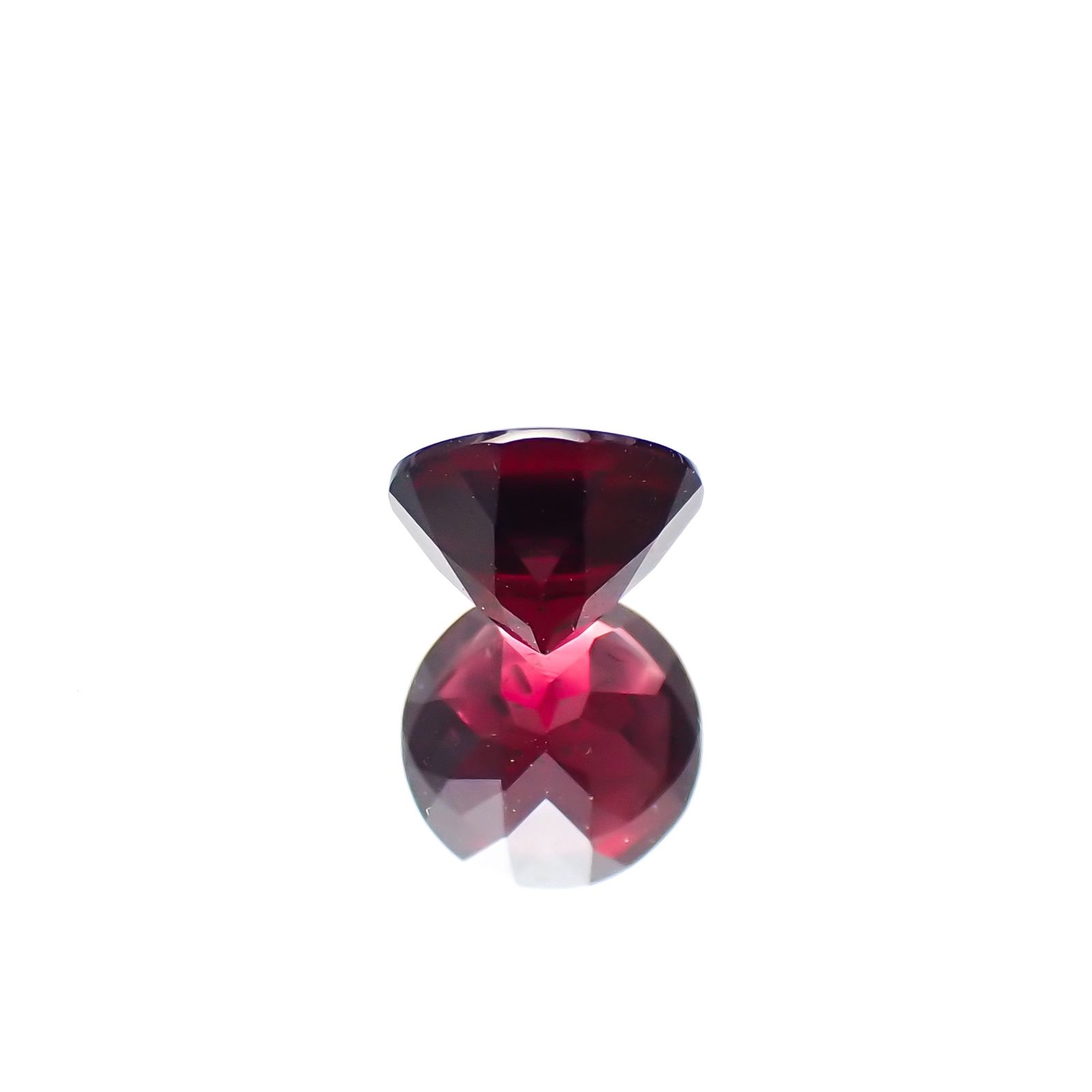◇バフカット◇クロムパイロープガーネット アメリカ・アリゾナ州産 0.72ct[231224539]5.5x5.5mm前後