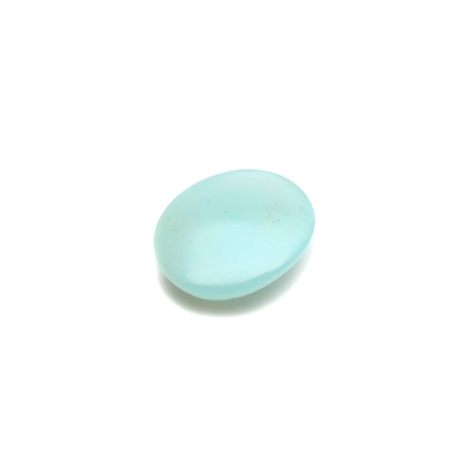 ブルーオパール(宝石名コモン オパール)ペルー産 1.28ct 識別済[230823077]9x7.1mm前後