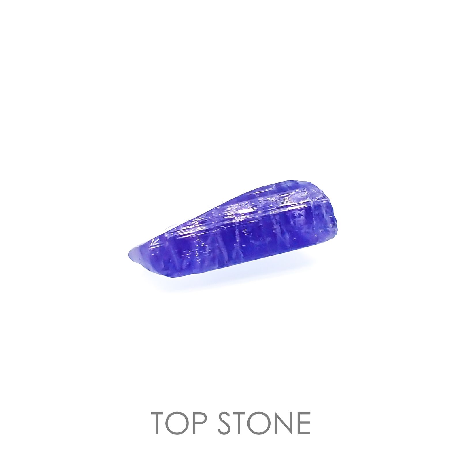 バイカラータンザナイト 原石 タンザニア産 3.14ct[220515865]14.4x6mm前後