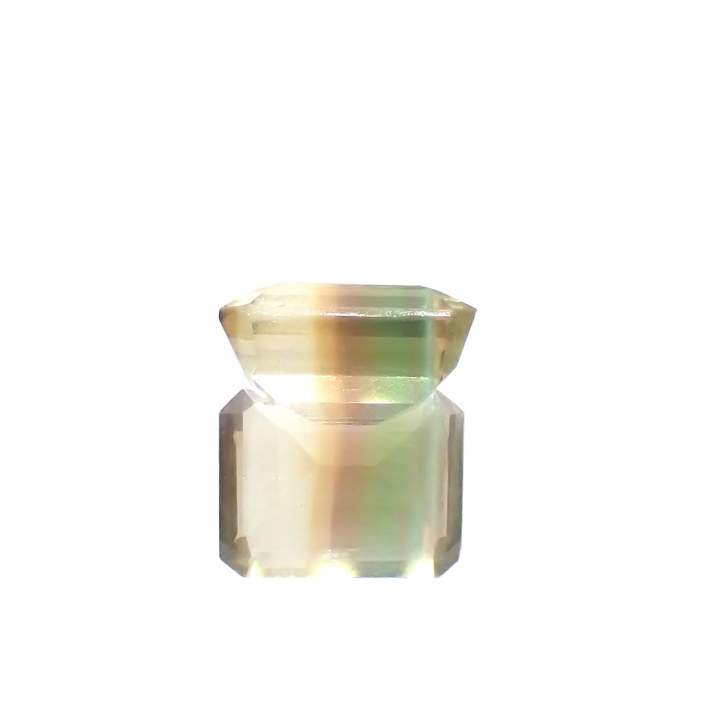 バイカラーフローライト フルオレッセンス ブラジル産 3.97ct[230722976]10x7.9mm前後