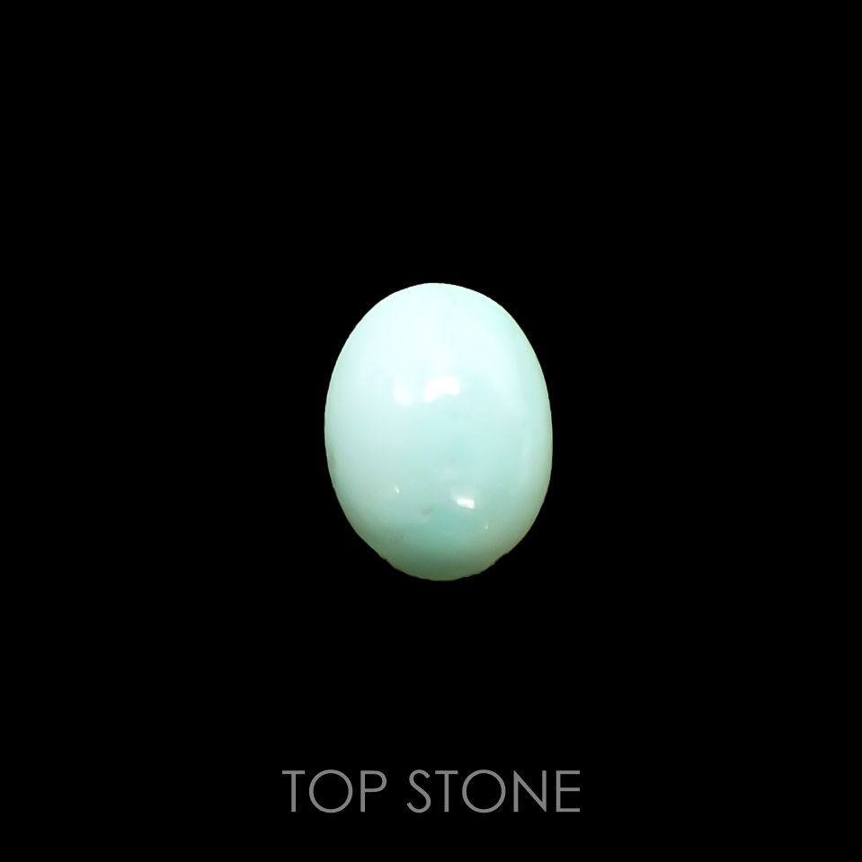 ターコイズ(宝石名ターコイズ) 0.82ct 識別済[210812935]6.8×5.1mm前後