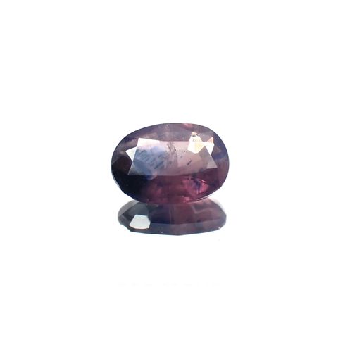 パープルサファイア(宝石名サファイア)カシミール産 ソ付(彩珠) 1.466ct / 8.3x6.1mm前後 [251018938]