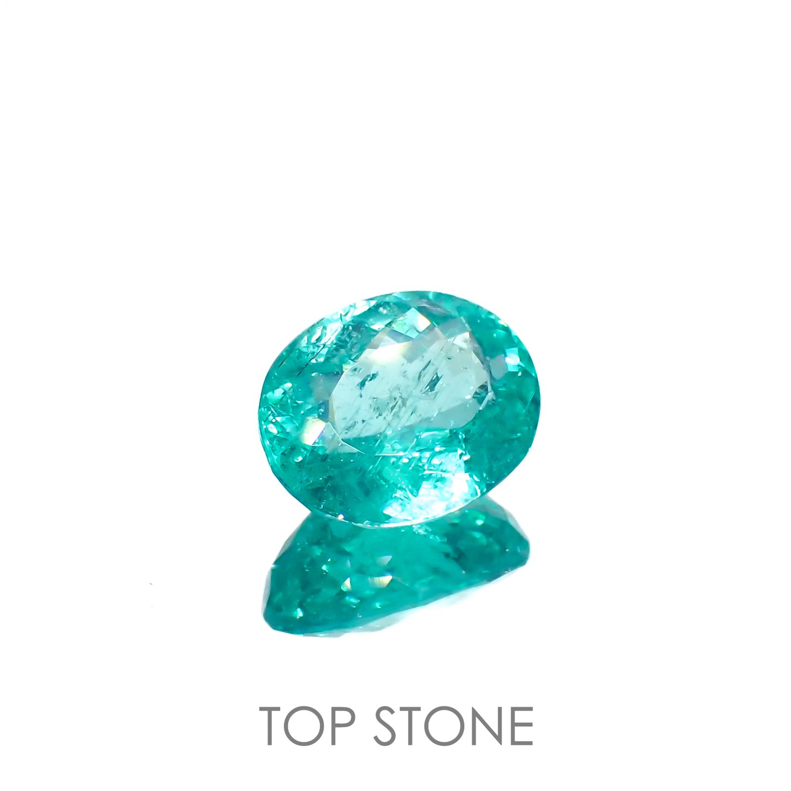 パライバトルマリン モザンビーク産 4.52ct[19111767]11.7×9.3mm前後