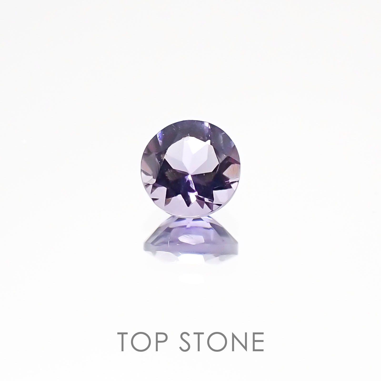 ラベンダースピネル スリランカ産 ルース 0.24ct[20106650]4×4mm前後