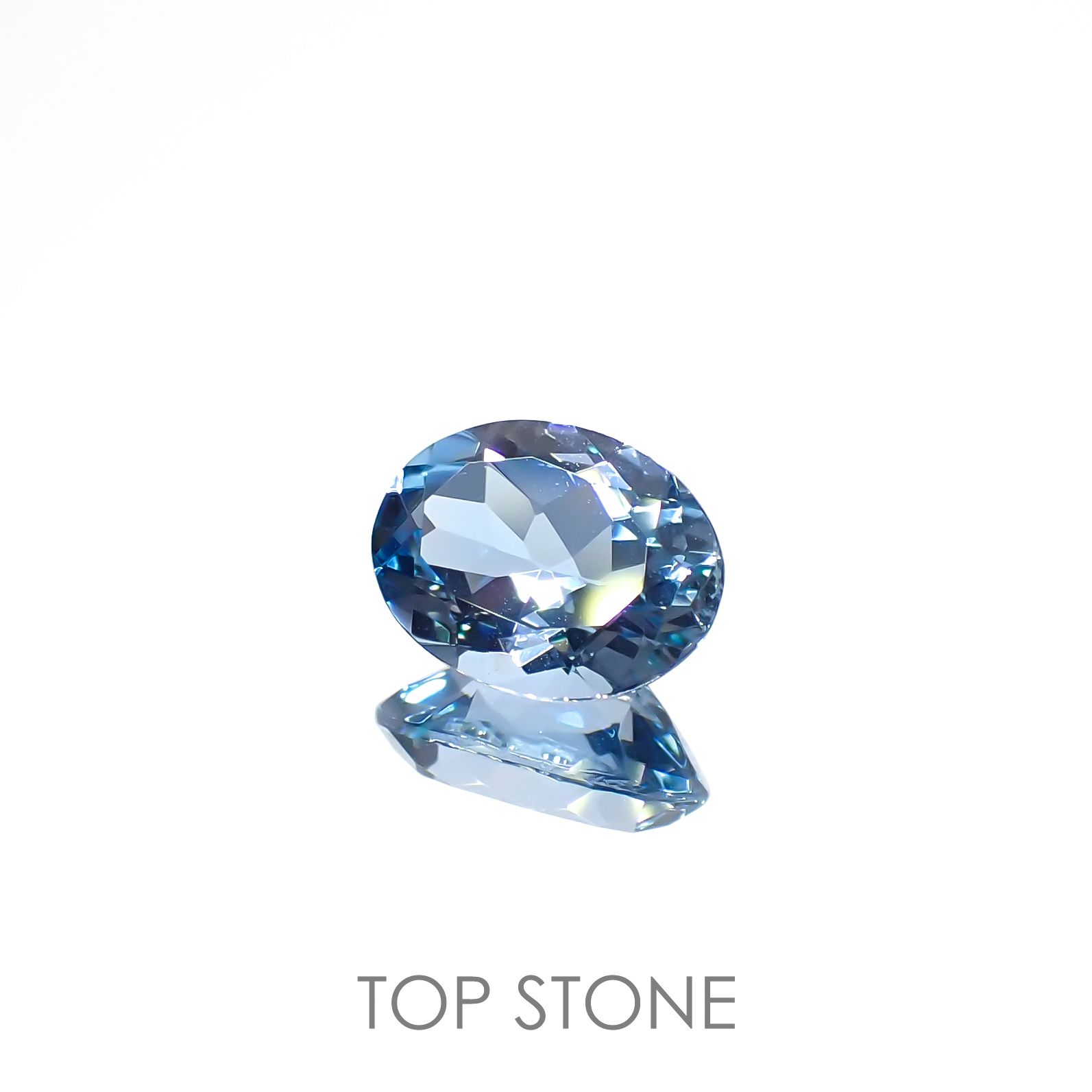 アクアマリン(宝石名アクアマリン)ナイジェリア産 1.08ct 識別済[220817385]8x6.1mm前後
