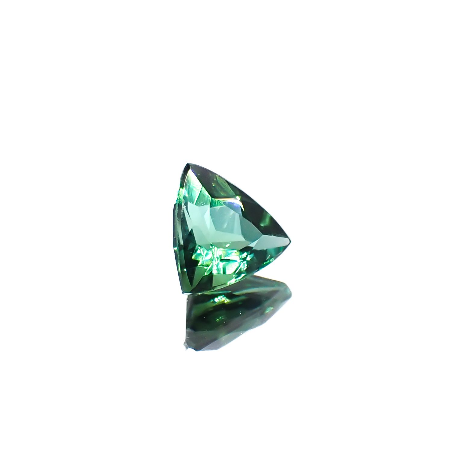 ブルーグリーントルマリン ブラジル産 0.50ct[240628385]5.4x5.2mm前後