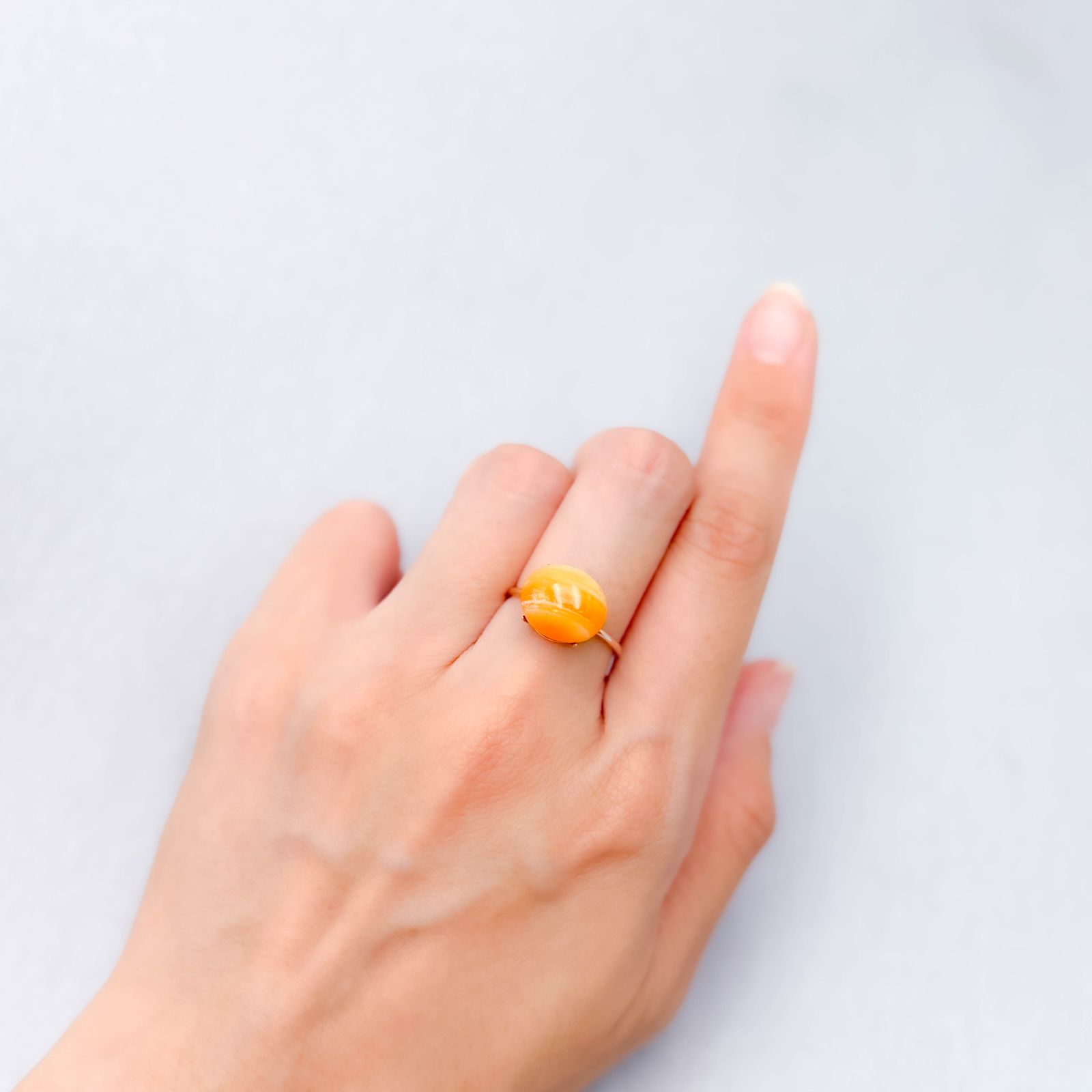 北海道オパール 北海道河東郡鹿追町然別産 5.37ct [250630620]12.4x10.3mm前後