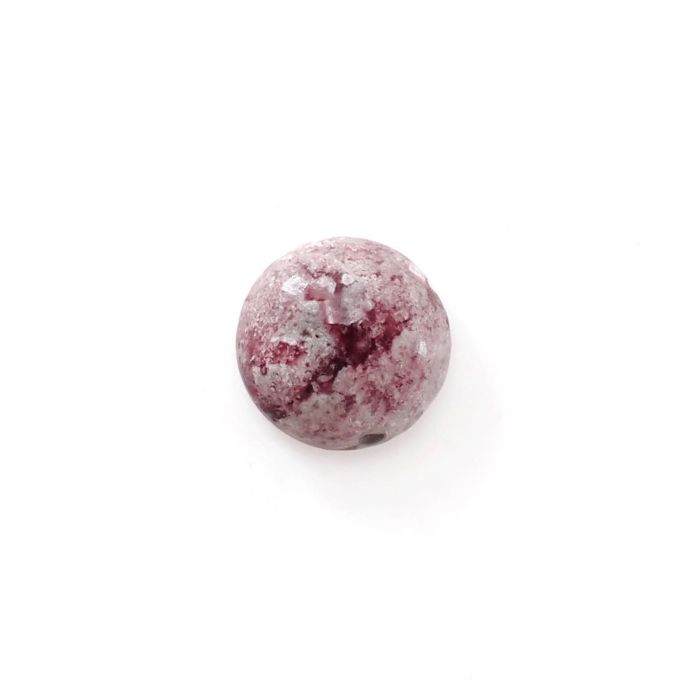 レッドベリル/ピンクベリル(母岩付き) アメリカ・ユタ州産 2.11ct [250730905]9.1x9.1mm前後