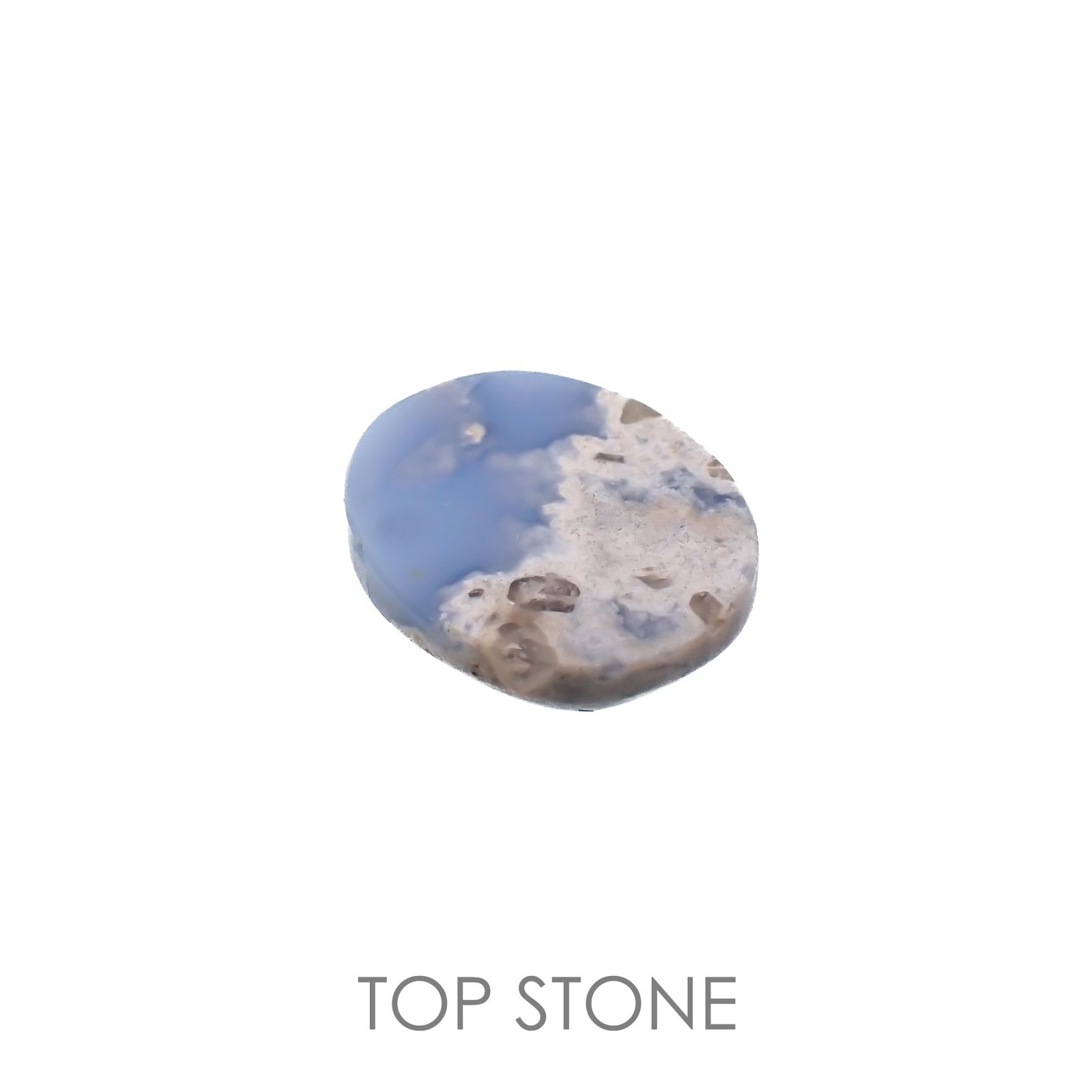 マトリックスブルーオパール アメリカ・オレゴン州産 3.09ct[220917796]12.5x10.3mm前後