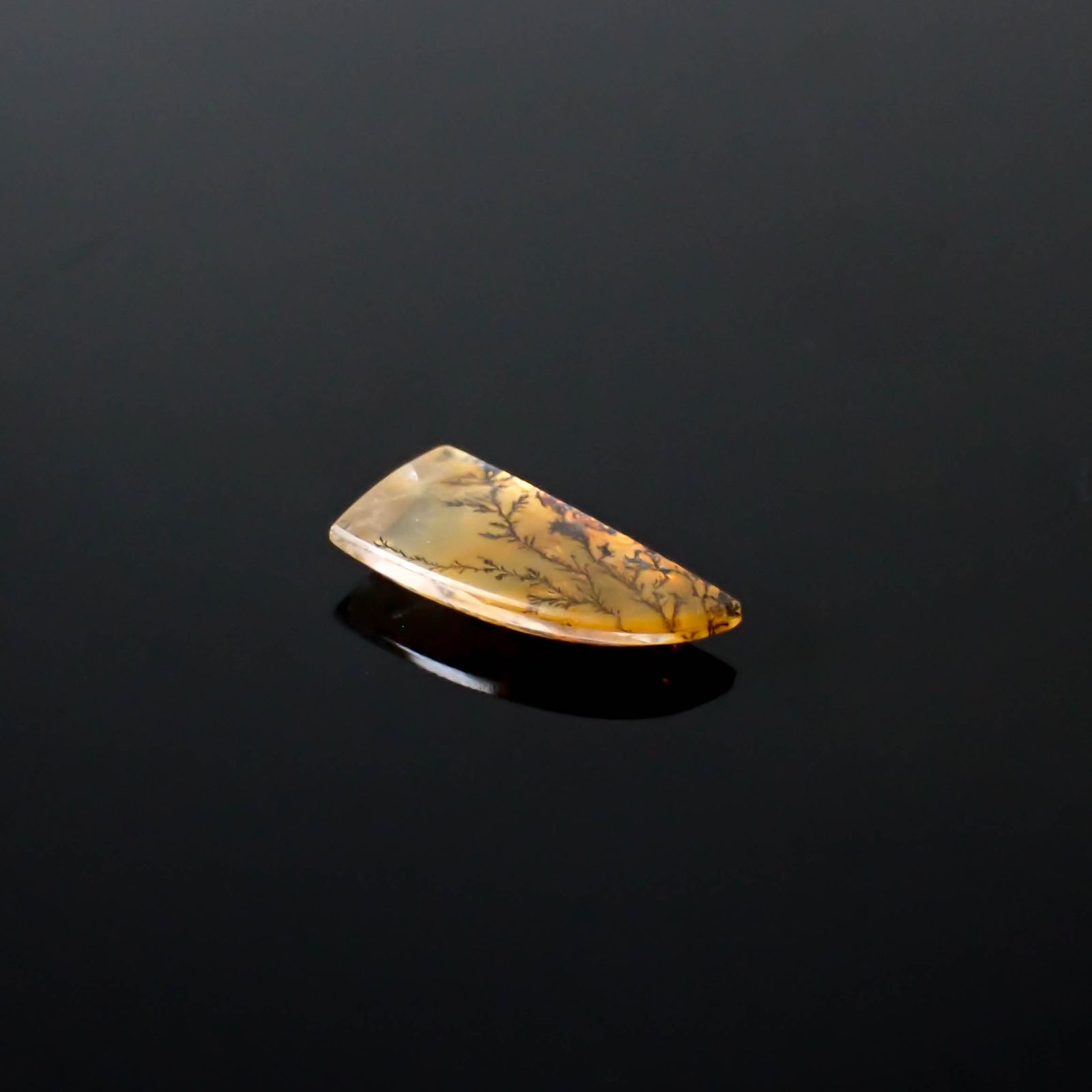 ◇フリーフォーム◇デンドリチッククォーツ ブラジル産 2.14ct [250330087]14x6.6mm前後