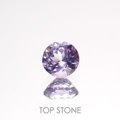 マリアライト(宝石名パープル・スキャポライト)スリランカ産 0.37ct 識別済[220114872]4.7x4.6mm前後