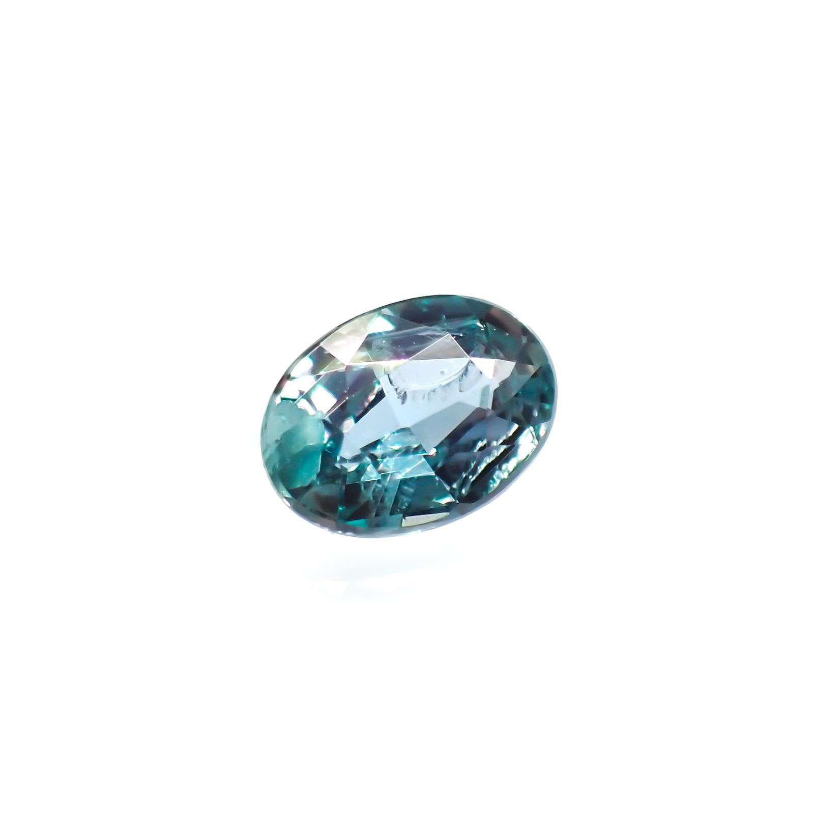 アレキサンドライト(宝石名アレキサンドライト)ブラジル産/EmeraldMains社製 0.127ct ソ付(彩珠)[220113814]3.6x2.6mm前後