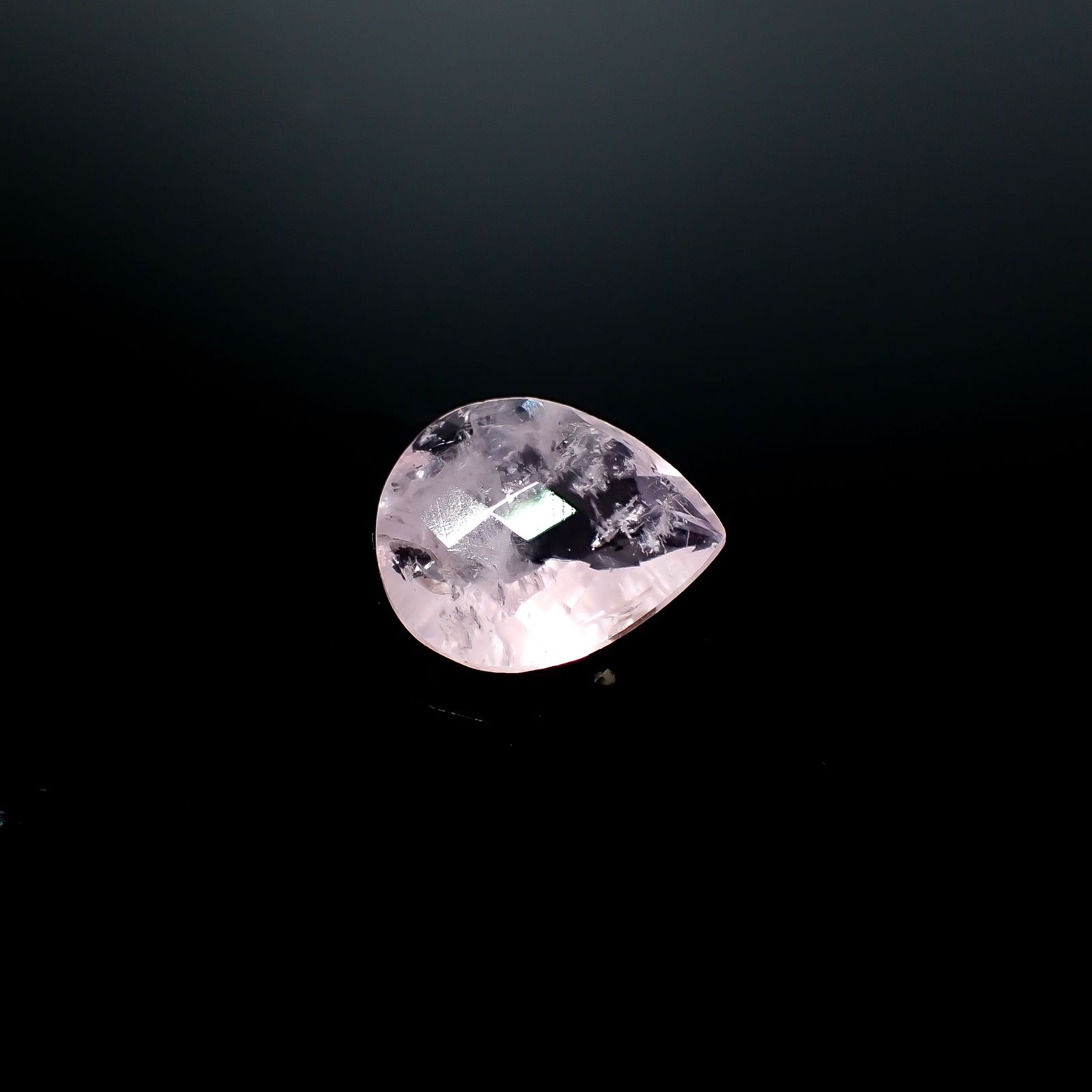 ◇チェッカーカット◇モルガナイト ブラジル産 5.16ct [250730874]14x12mm前後