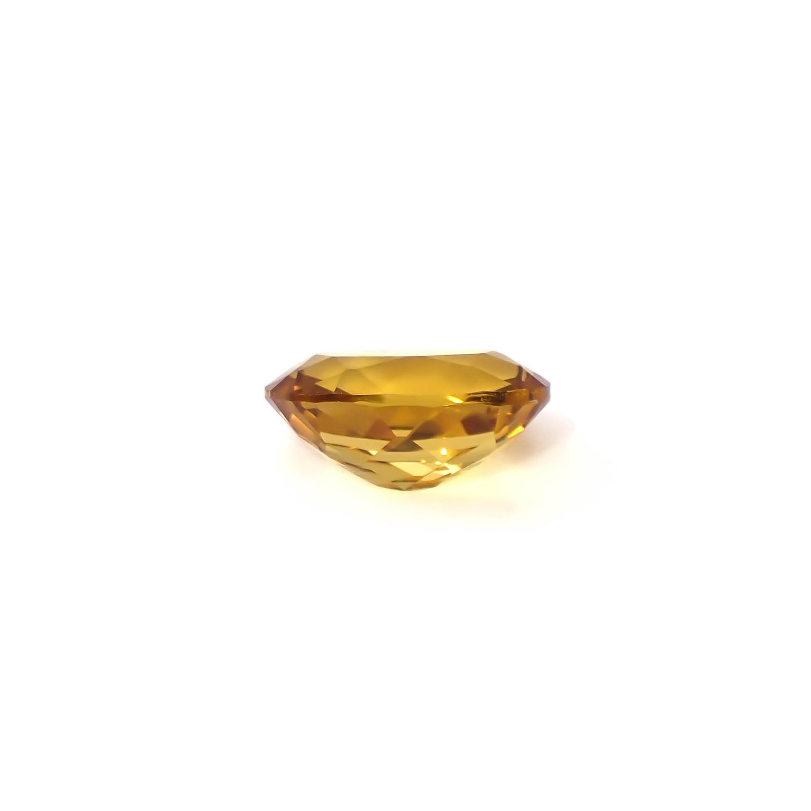 ゴールデンベリル(宝石名ゴールデン・ベリル)ブラジル産 1.15ct 識別済[250330164]8.1x6.2mm前後