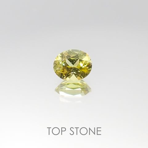 マリガーネット(宝石名ガーネット) マリ共和国産 0.46ct 識別済[20095653]4.9×4.1mm前後