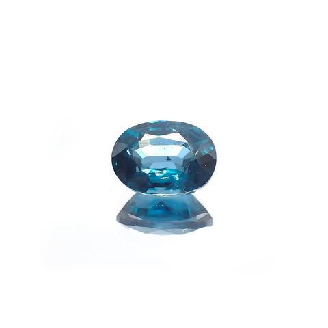 オーシャンブルーカイヤナイト(宝石名カイヤナイト) インド・オリッサ州産 2.40ct 識別済[210912369]9.1×6.7mm前後