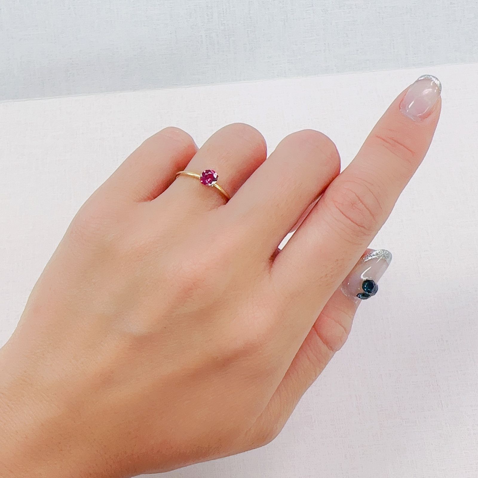 ルビー ビルマ/モザンビーク産 0.40ct[230622350]4.9x4.1mm前後