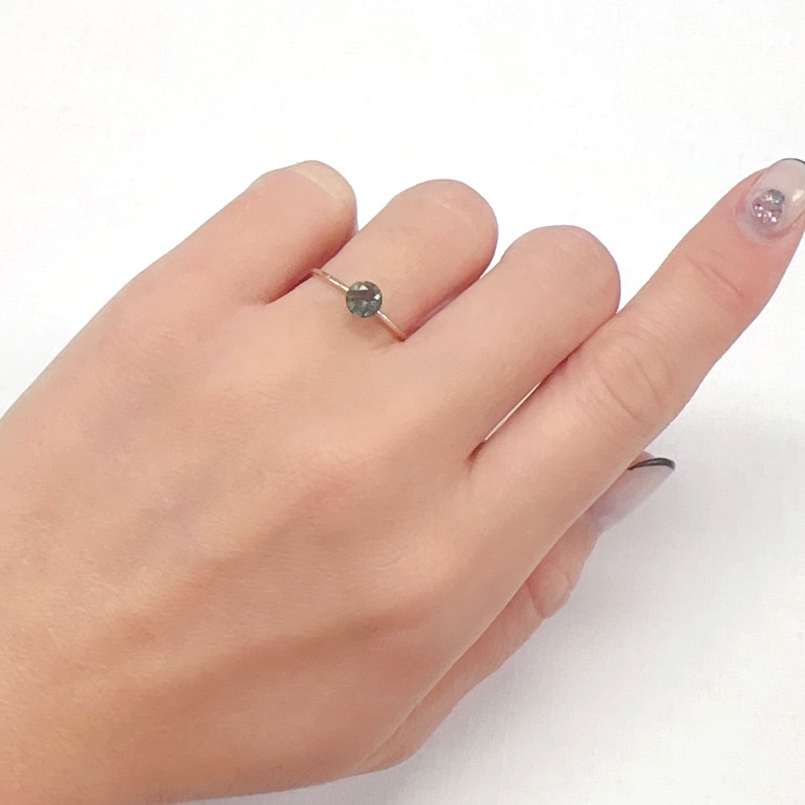 カラーチェンジアンデシン モンゴル産 0.45ct[240226312]5.1x5mm前後