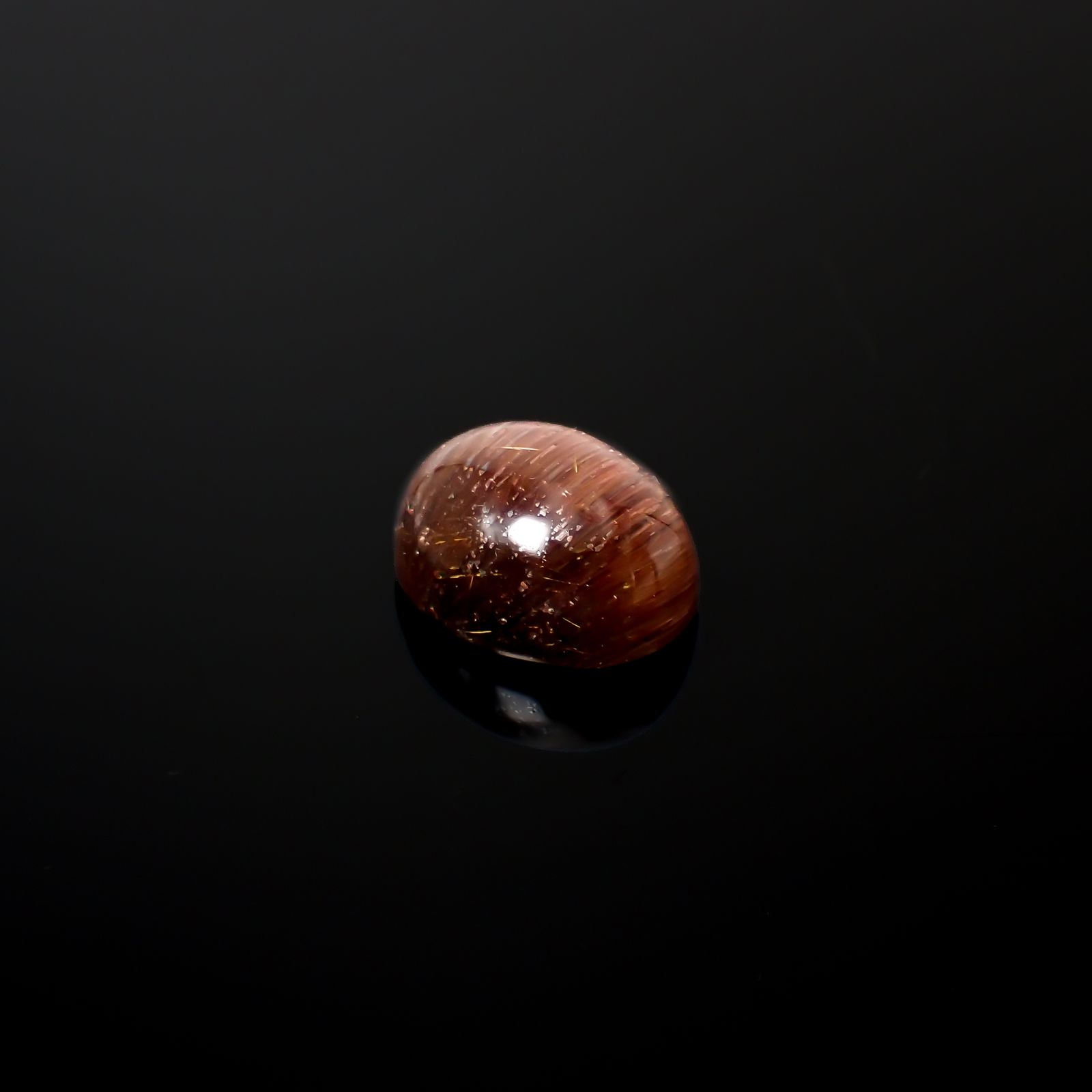 ルチルクォーツ キャッツアイ ブラジル産 25.22ct[240427052]19.4x15.9mm前後