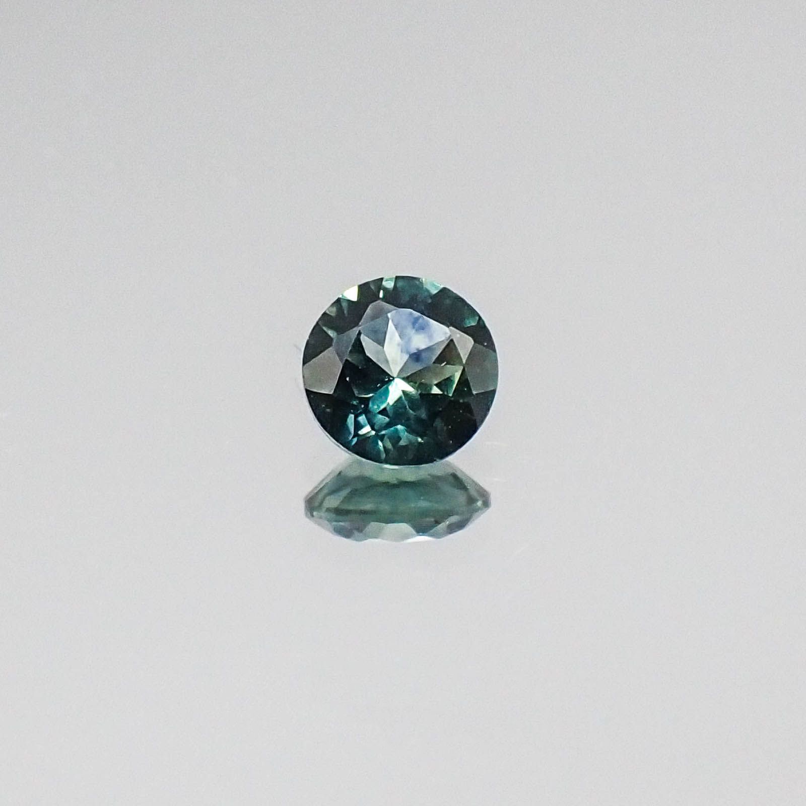 モンタナサファイア アメリカ産 ルース 0.43ct[20073880]4.5×4.5mm前後