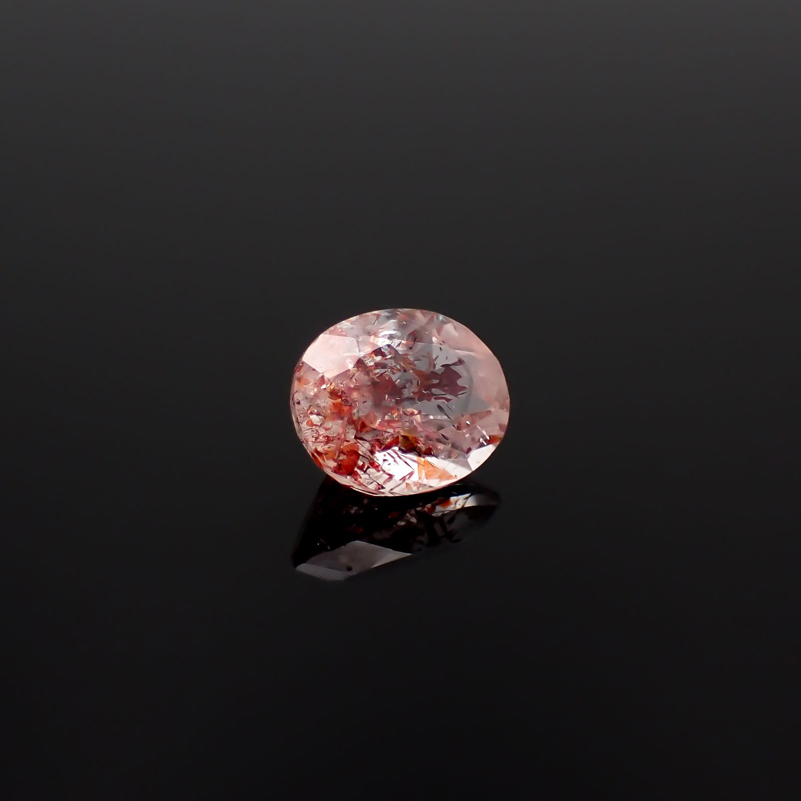 ファイヤークォーツ ナイジェリア産 2.04ct[240326724]9.2x7.6mm前後