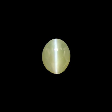 クリソベリルキャッツアイ(宝石名クリソベリル・キャッツアイ) スリランカ産 0.61ct 識別済[210711486]5×3.9mm前後