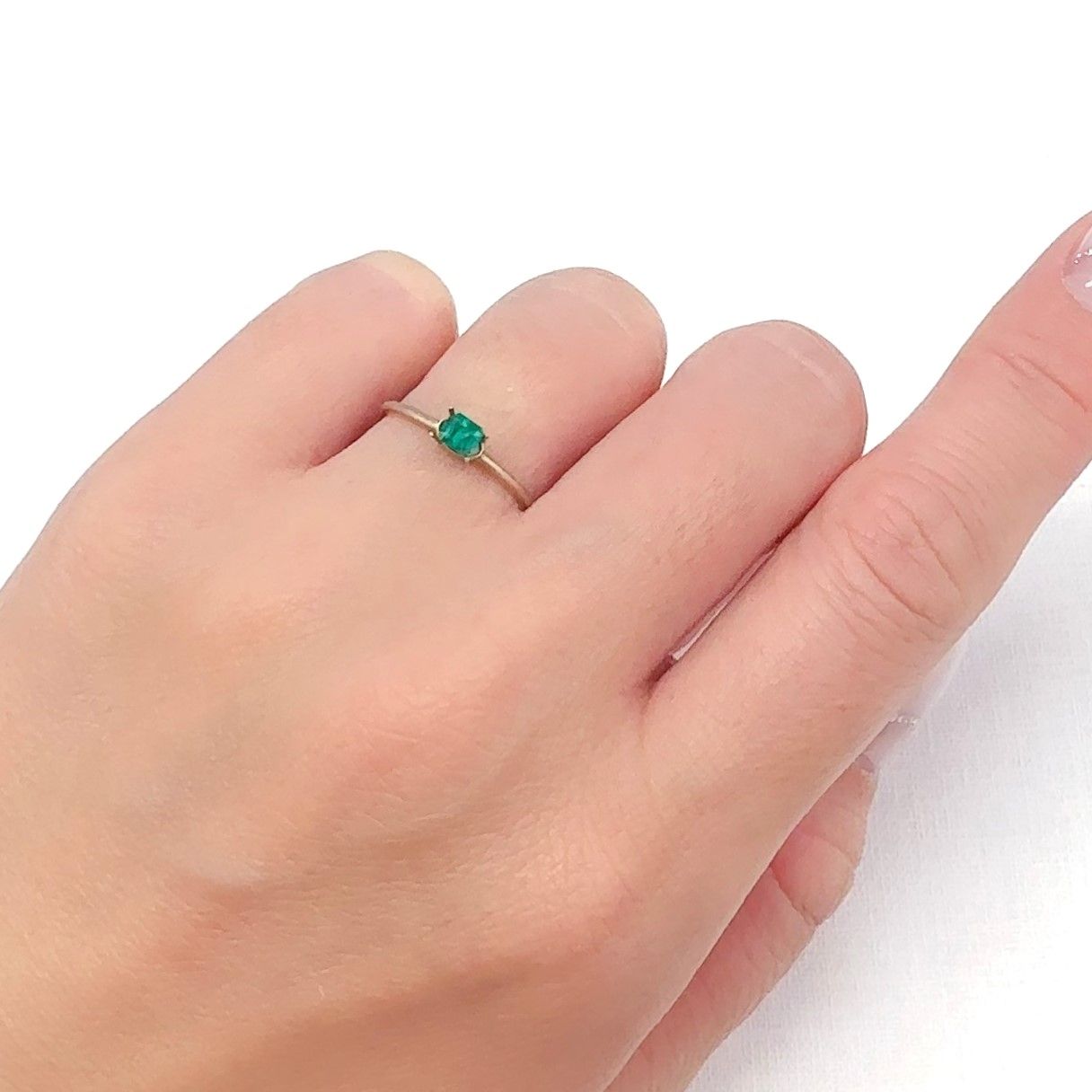 エメラルド コロンビア産 0.15ct[240427235]3.4x3.1mm前後